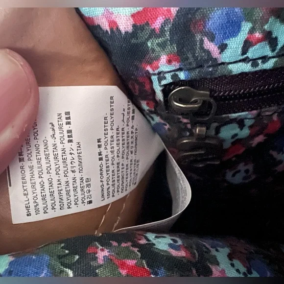 DESIGUAL TATTOO mini satchel in blue navy and purple - Picture 7 of 8